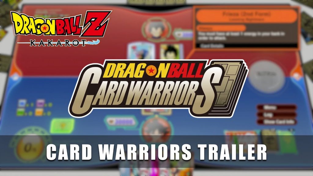 Dragon Ball Z: Kakarot, Dragon Ball Card Warriors mode arrives ...